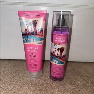 New Bath & Body Works Meet Me In Miami Collection Set